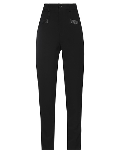 LIU •JO Casual trouser Black 88% Polystyrene, 12% Elastane