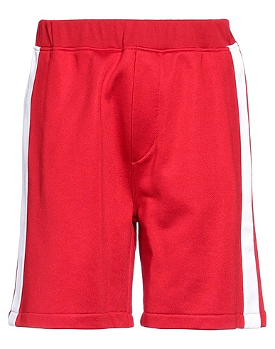 DSQUARED2 Shorts & Bermuda Brick red 55% Cotton, 45% Polyester, Elastane