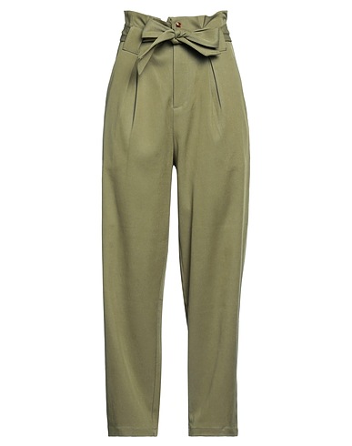 MAISON SCOTCH Pantalon Vert militaire 97% Lyocell Tencel™, 3% Élasthanne