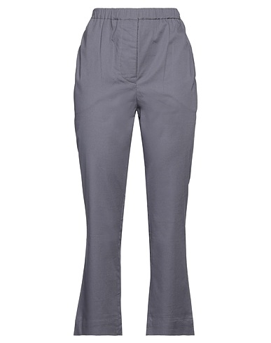 THE M.. Casual pants Grey 98% Cotton, 2% Polyamide