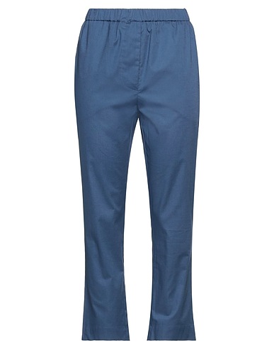 THE M.. Casual pants Blue 98% Cotton, 2% Polyamide