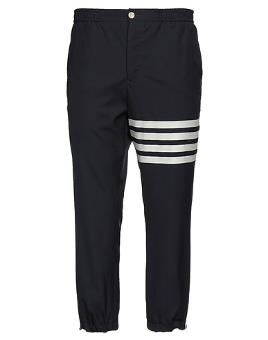 THOM BROWNE 치노 미드나잇 블루 100% 울