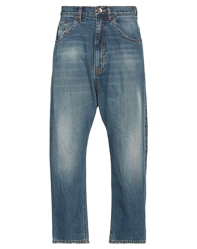NOVEMB3R Denim trousers Blue 100% Cotton