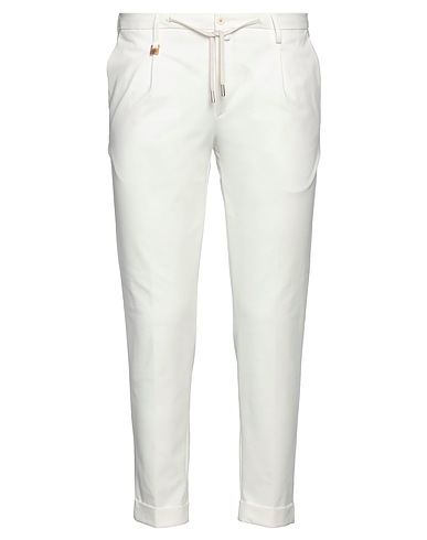 BARBATI Pantalone Bianco 52% Cotone, 42% Poliammide, 6% Elastan