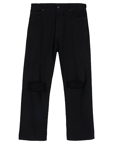 BALENCIAGA Denim trousers Black 100% Cotton
