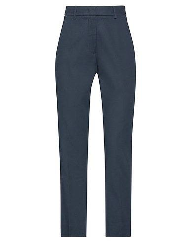 WEEKEND MAX MARA Casual παντελόνι Ναυτικό μπλε 99% Βαμβάκι, 1% Ελαστάνη