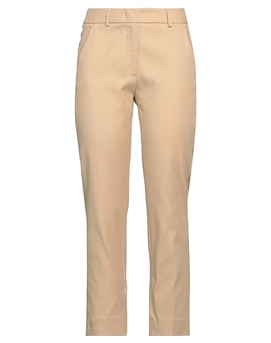 WEEKEND MAX MARA Casual trouser Sand 99% Cotton, 1% Elastane