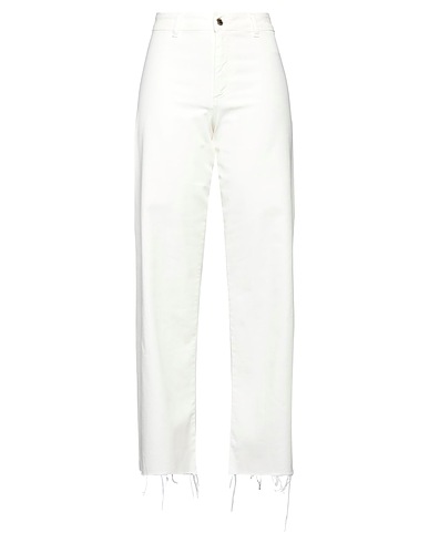 KARTIKA Casual trouser Cream 97% Cotton, 3% Elastane