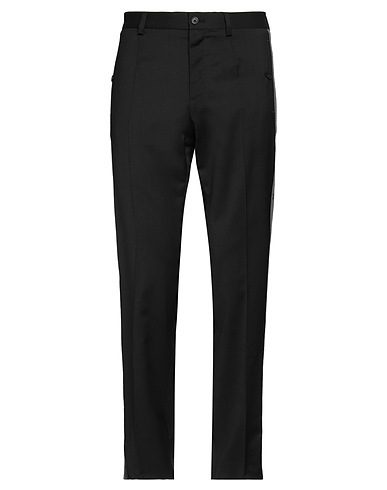 DOLCE&GABBANA Casual trouser Black 98% Virgin Wool, 2% Elastane