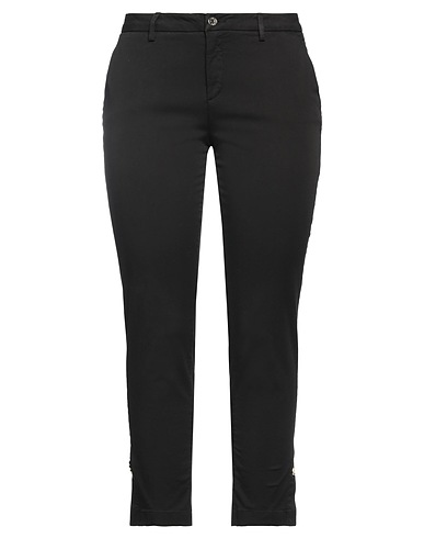 LIU •JO Casual trouser Black 96% Cotton, 4% Elastane