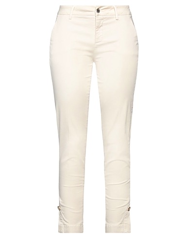LIU •JO Pantalone Panna 96% Cotone, 4% Elastan