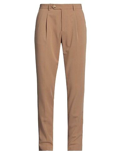 MANUEL RITZ Casual pants Camel 70% Polyester, 24% Viscose, 6% Elastane