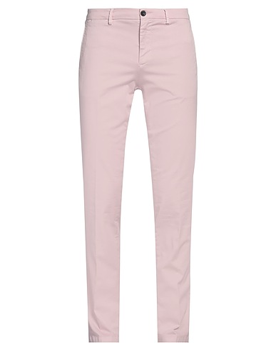 MANUEL RITZ Casual trouser Light pink 98% Cotton, 2% Elastane
