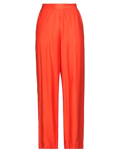 NÜMPH Casual pants Tomato red 40% Polyester, 35% Viscose, 15% Nylon, 10% Linen