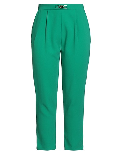 ELISABETTA FRANCHI Casual pants 4 ESSENTIALS Emerald green 100% Polyester