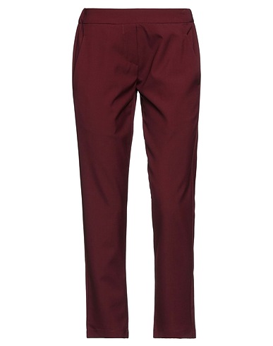 JECKY Pantalone Bordeaux 100% Lana Vergine