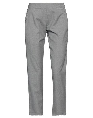 JECKY Pantalone Grigio 100% Lana Vergine