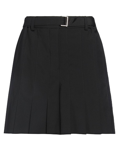 SACAI Shorts & Bermuda Nero 70% Poliestere, 30% Lana