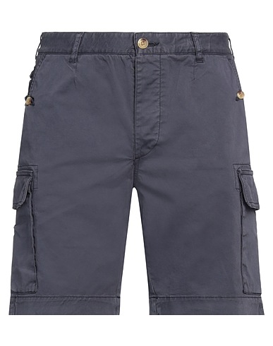 BLAUER. Shorts & Bermuda Blu notte 97% Cotone, 3% Elastan