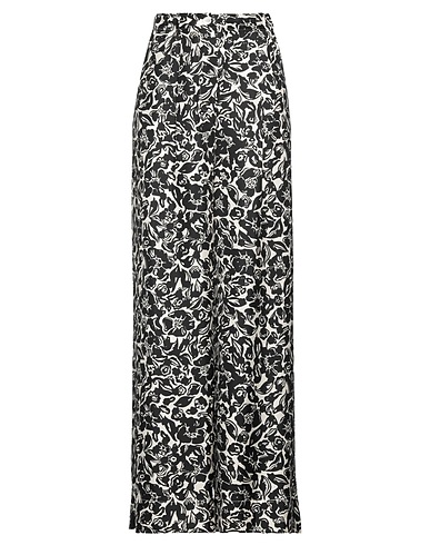 LANVIN Casual trouser Black 100% Silk, Shell