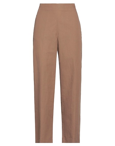 RUE BLANCHE Casual trouser Chocolate brown 69% Cotton, 31% Hemp