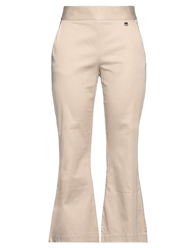 LUCKYLU  Milano Casual trouser Beige 98% Cotton, 2% Elastane