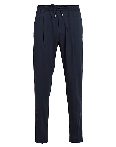 TOMMY HILFIGER Casual trouser Midnight blue 54% Polyester, 44% Wool, 2% Elastane
