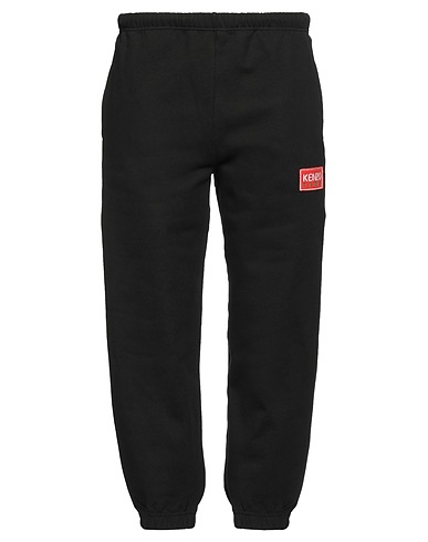 KENZO Casual pants Black 99% Cotton, 1% Elastane