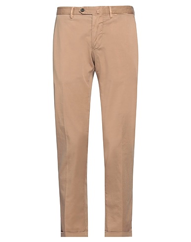 SANTANIELLO Pantalone Nocciola 97% Cotone, 3% Elastan