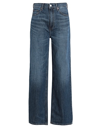 TOMMY HILFIGER Denim trousers Blue 70% Cotton, 30% Recycled cotton