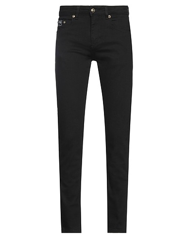 VERSACE JEANS COUTURE Pantaloni jeans Nero 98% Cotone, 2% Elastan