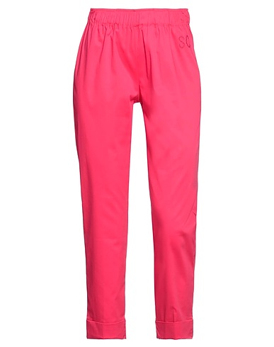SEMICOUTURE Pantalone Fucsia 79% Cotone, 18% Poliammide, 3% Elastan