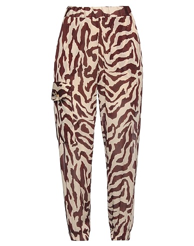 SIMONA CORSELLINI Casual trouser Beige 100% Polyester
