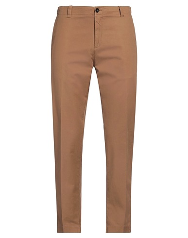 OFFICINA 36 Casual trouser Camel 52% Linen, 46% Cotton, 2% Lamous™