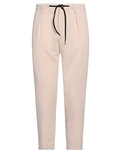 OFFICINA 36 Casual trouser Beige 71% Polyester, 23% Viscose, 6% Elastane