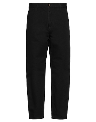 CARHARTT Casual pants Black 100% Organic cotton