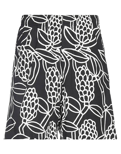 AMARANTO Shorts & Bermuda Black 100% Cotton