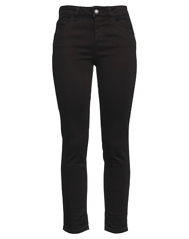 LIU •JO Denim pants Black 93% Cotton, 5% Elastomultiester, 2% Elastane