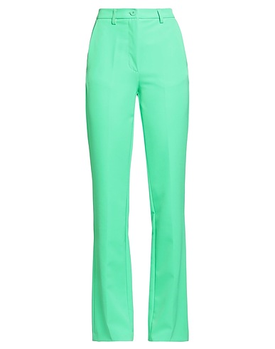 VICOLO Casual pants Green 88% Polyester, 12% Elastane