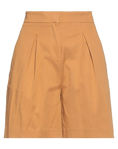 HINNOMINATE Shorts & Bermuda Camel 98% Cotton, 2% Elastane