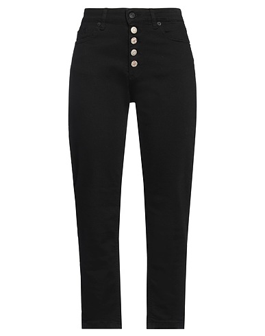 VICOLO Denim pants Black 92% Cotton, 6% Elastomultiester, 2% Elastane