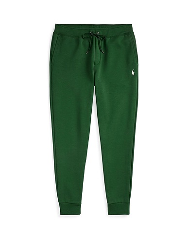 POLO RALPH LAUREN Casual pants  DOUBLE-KNIT JOGGER PANT 
 Emerald green 66% Cotton, 34% Recycled polyester