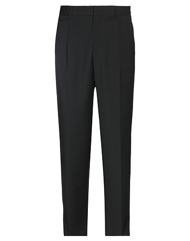 MANUEL RITZ Casual trouser Black 54% Polyester, 44% Wool, 2% Elastane