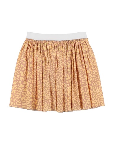 GIRO QUADRO Skirt Light brown 100% Cotton