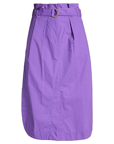 8PM Midi skirt Mauve 100% Cotton