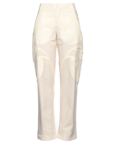 POST ARCHIVE FACTION (PAF) Casual trouser Cream 65% Cotton, 35% Polyester