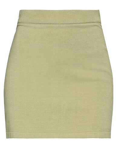 BLOSSOM Mini skirt Sage green 65% Rayon, 35% Polyester