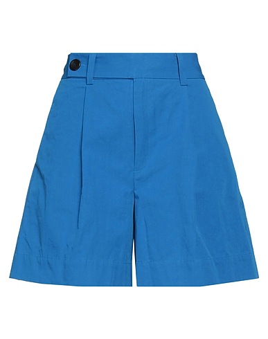PROENZA SCHOULER Shorts & Bermuda Blue 85% Cotton, 15% Linen