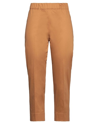 D.EXTERIOR Casual trouser Camel 96% Cotton, 4% Elastane