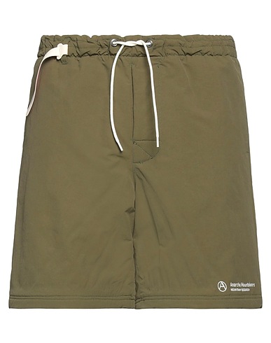 MOUNTAIN RESEARCH Shorts & Bermuda Verde militare 100% Nylon, Cotone